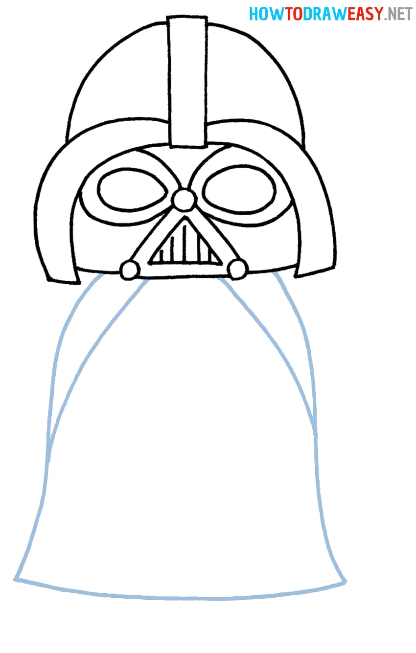 Darth Vader Drawing for Beginners