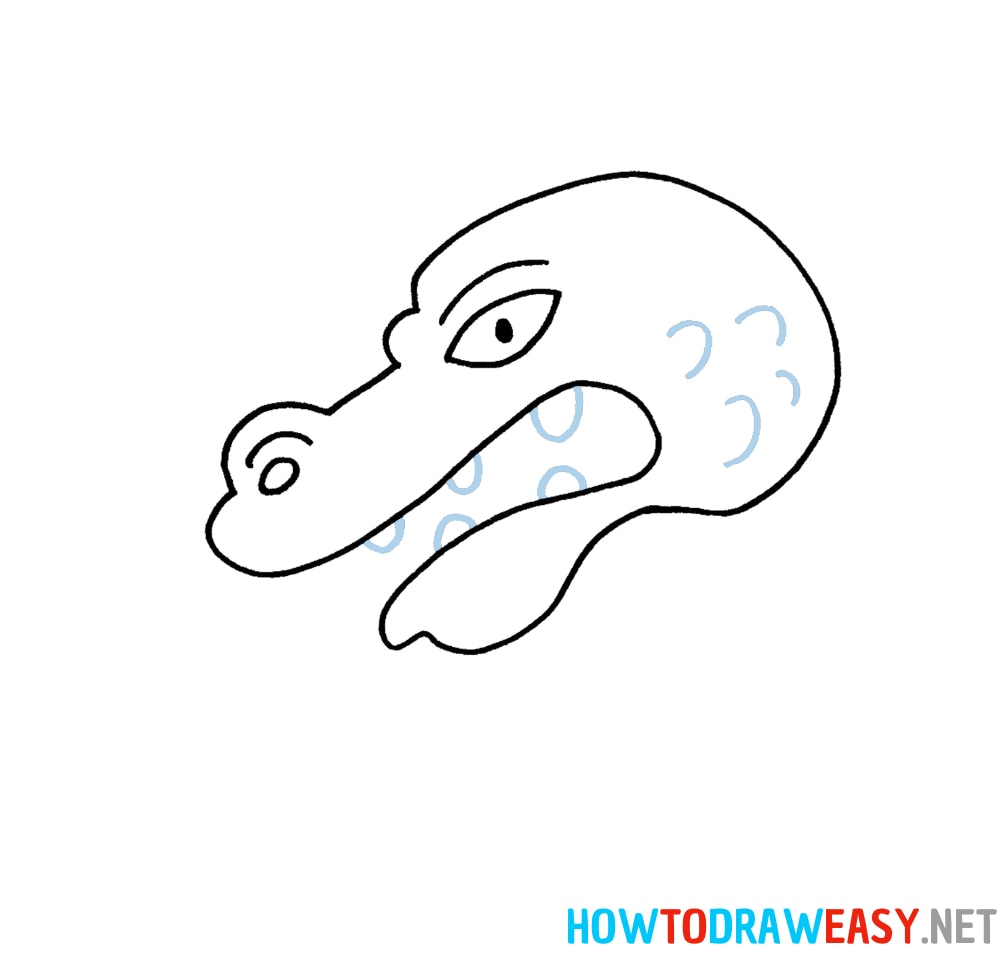 Dragon Head Easy Drawing