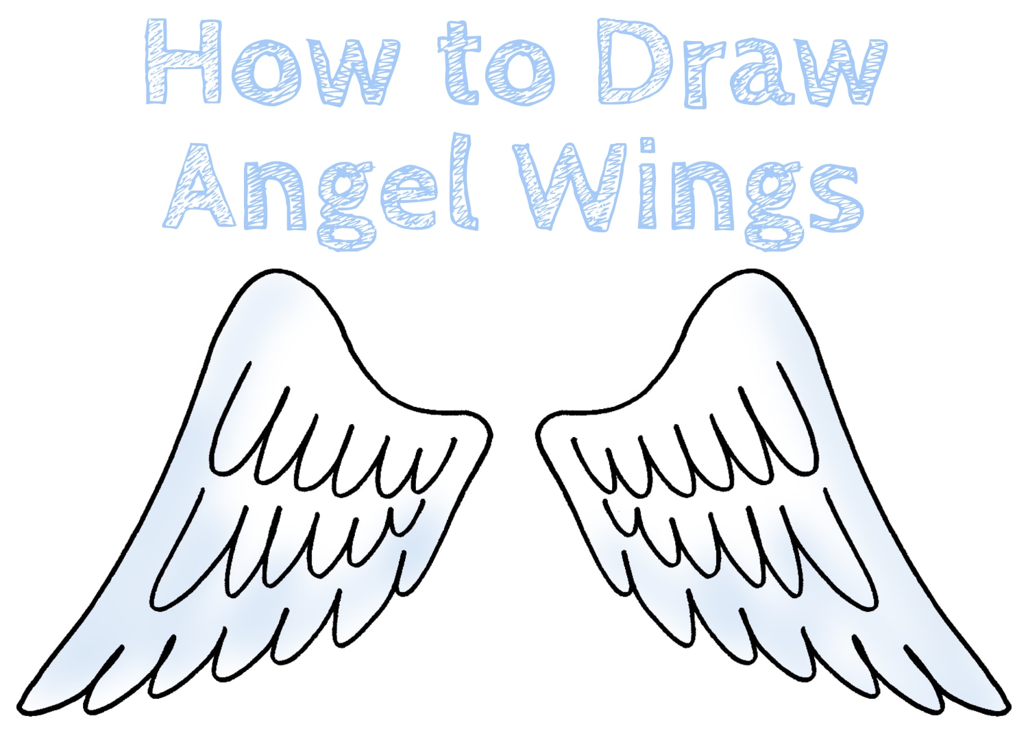 Draw Angel Wings