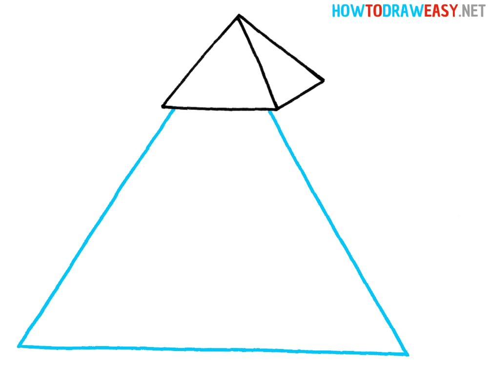 Drawing of a Pyramid