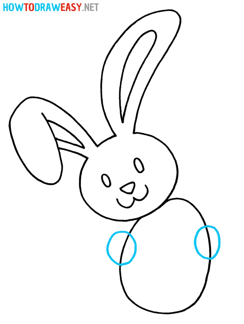 Easter Bunny Drawing Easy