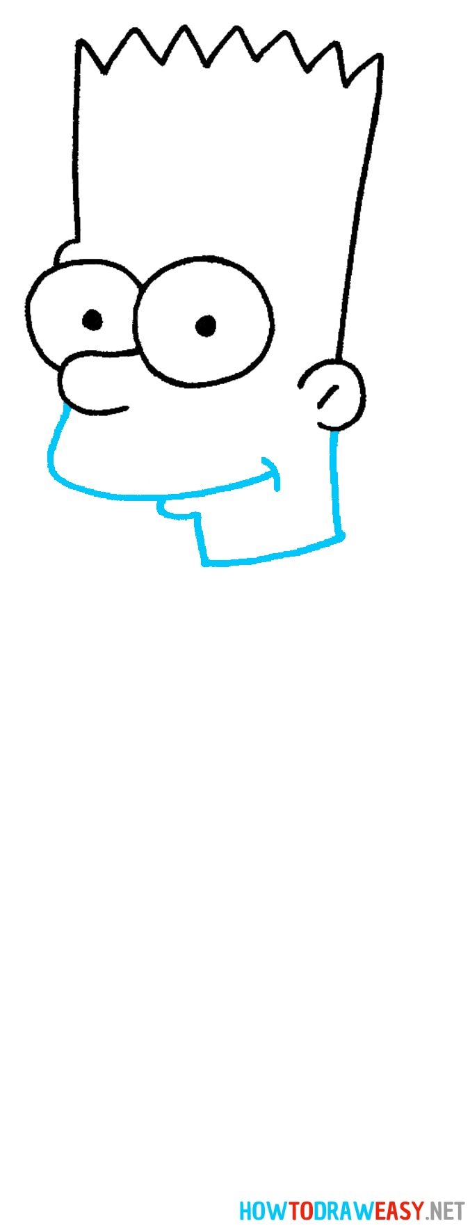 Easy Drawing Bart Simpson
