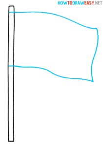 How to Draw a Flag - How to Draw Easy