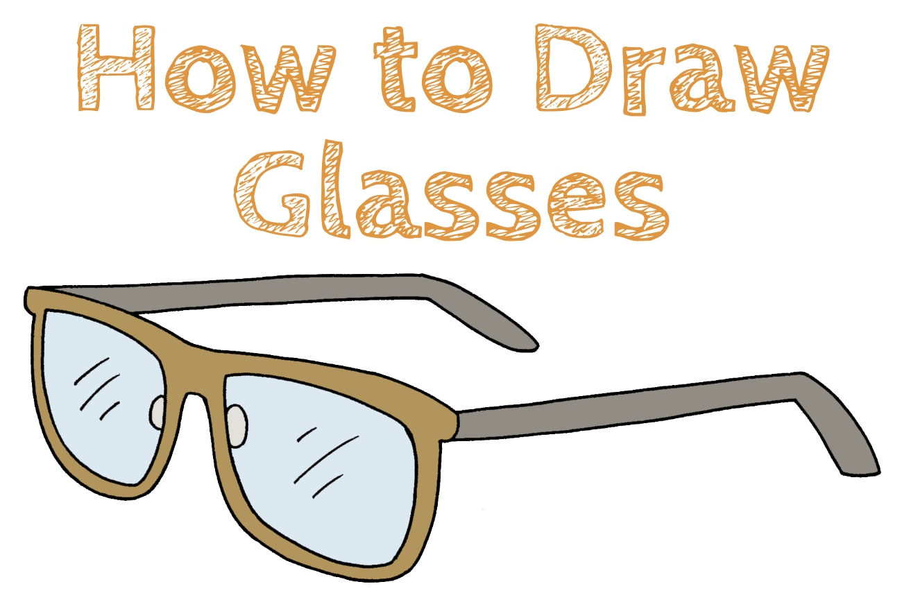 Glasses Drawing Tutorial