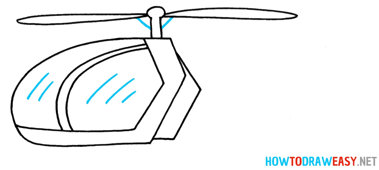 Helicopter Drawing Tutorial