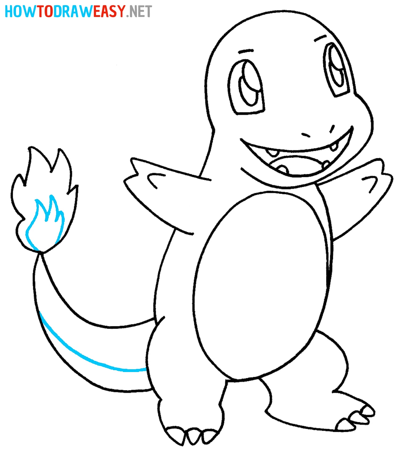 How to Draw Charmander Easy