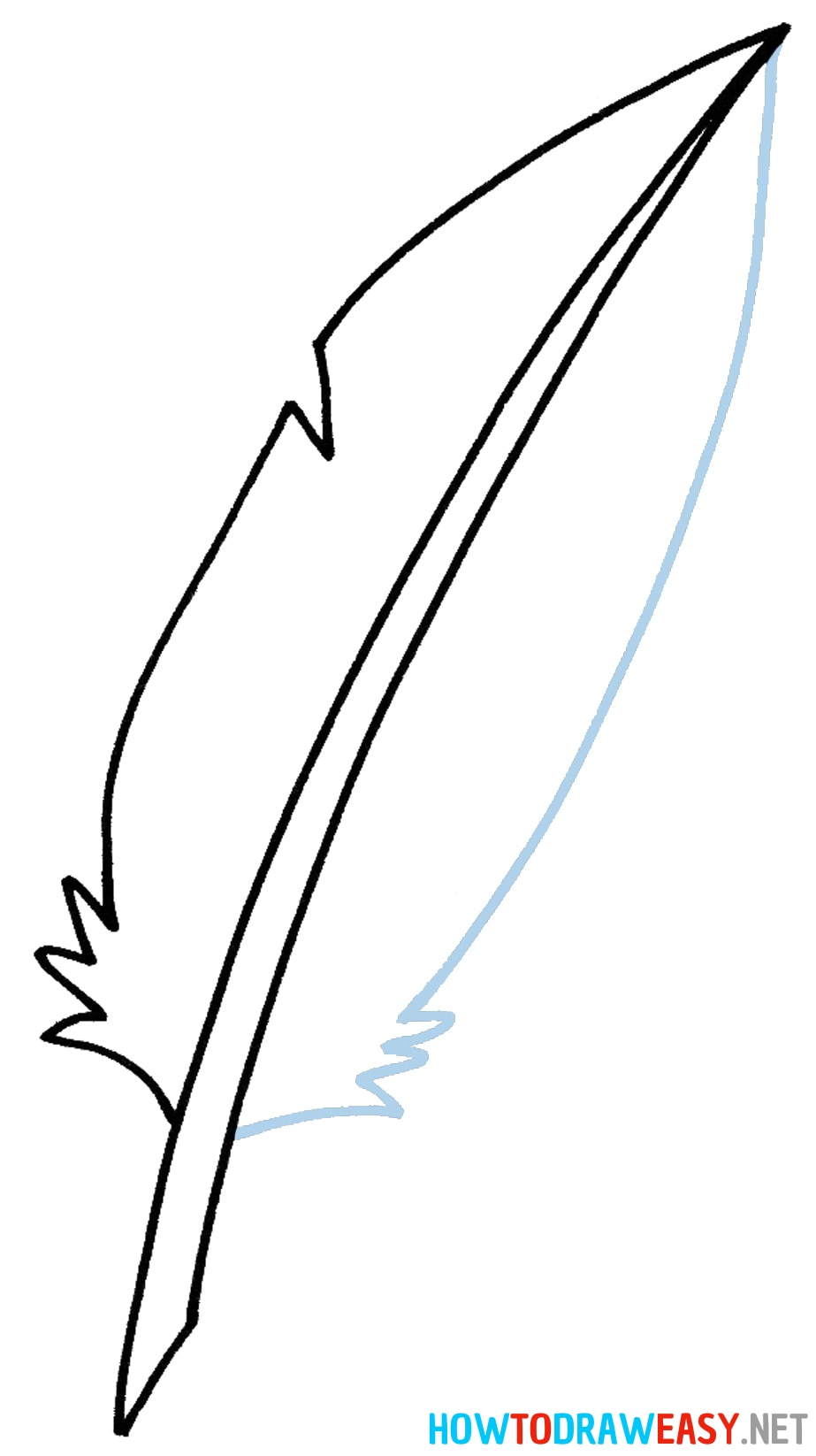 How to Draw Feathers