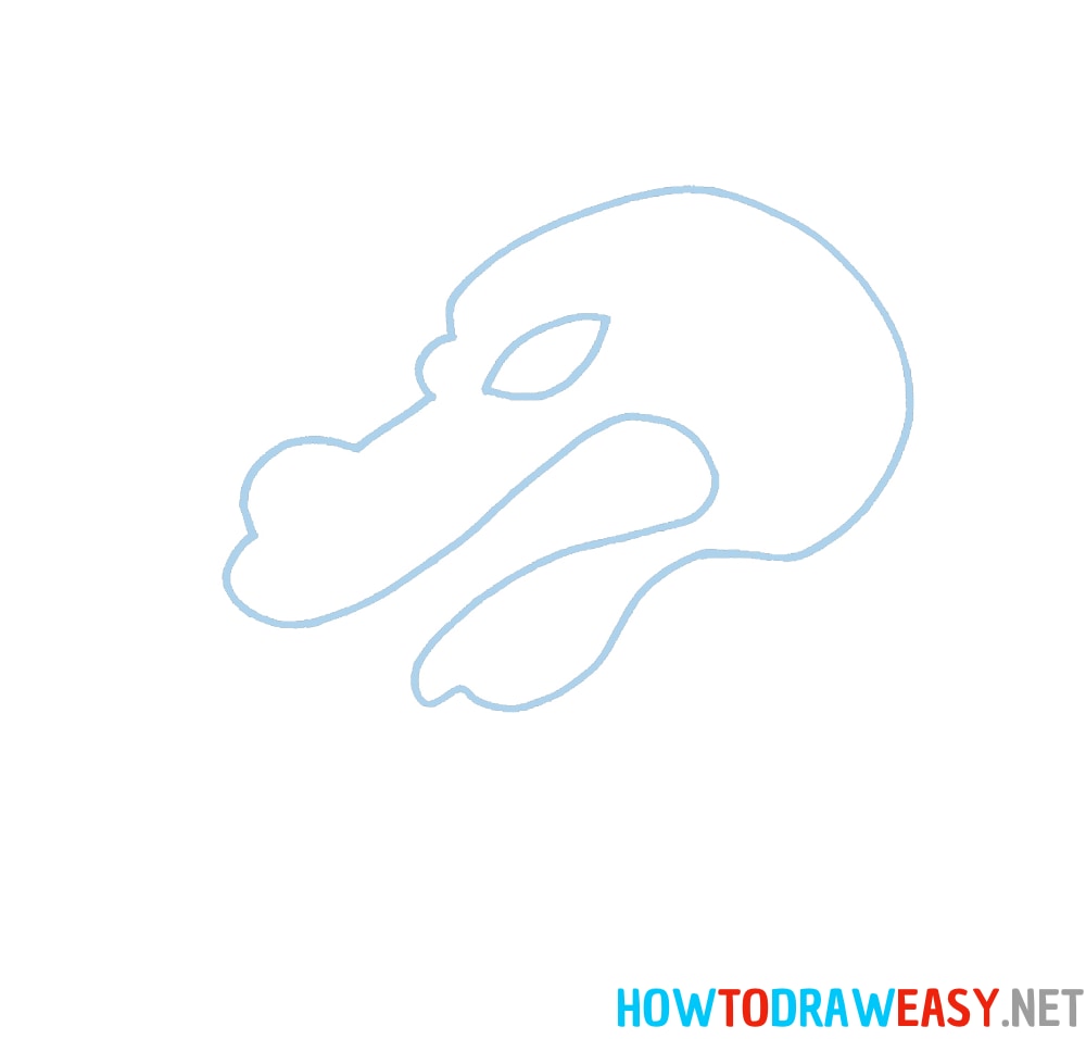 How to Draw an Easy Dragon Head