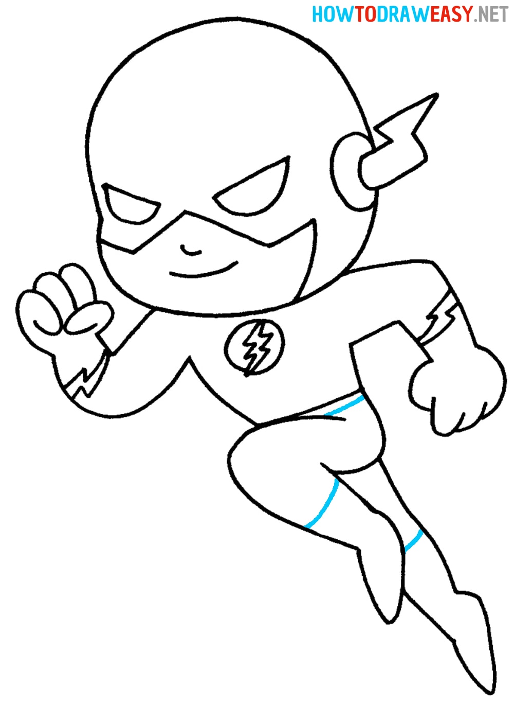 How to Draw the Flash Easy