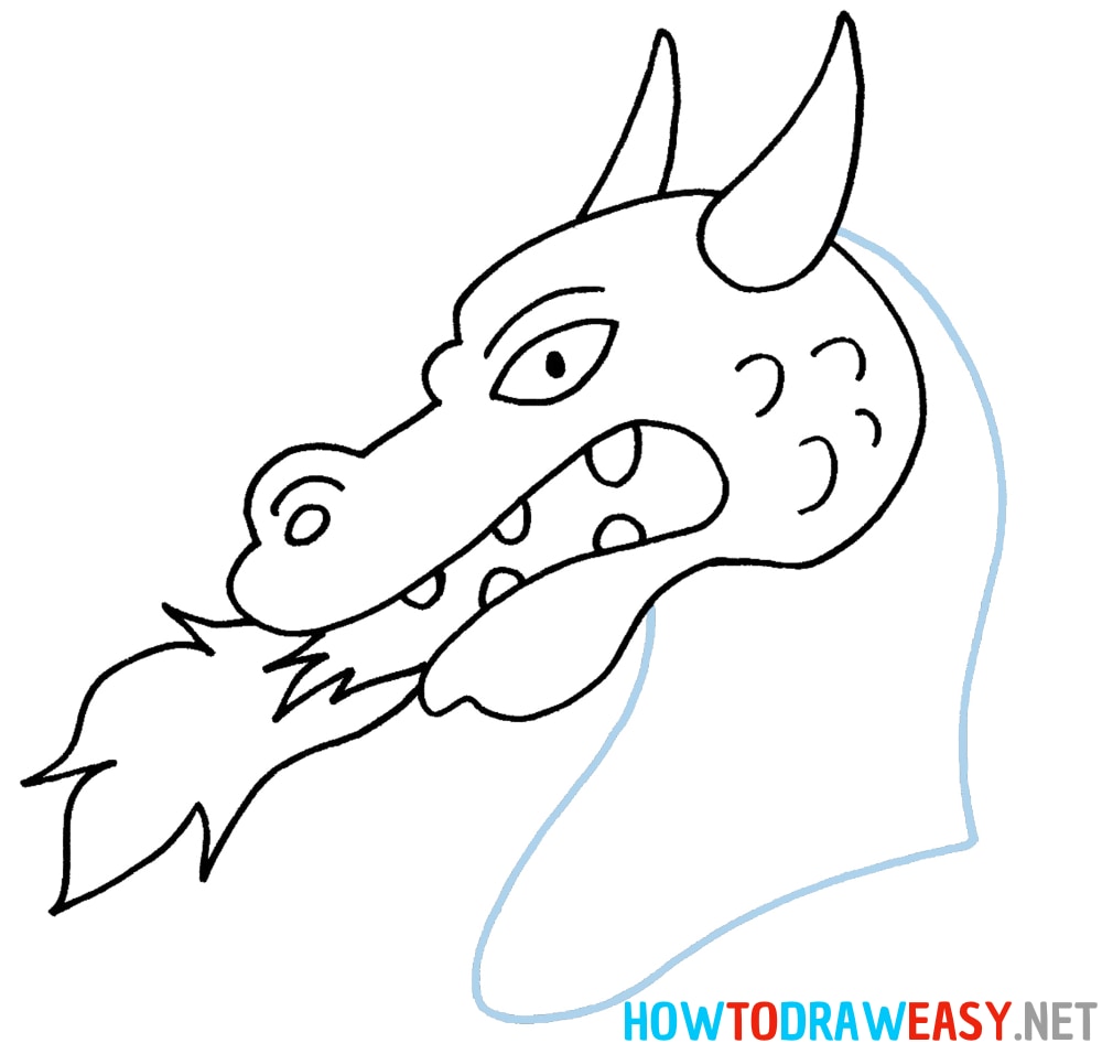 How to Sketch a Dragon Head