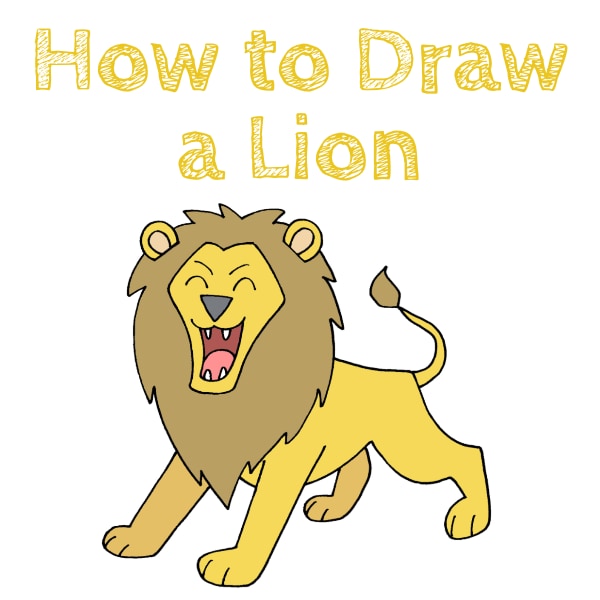 How to Draw a Lion Easy