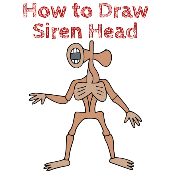 How to Draw Siren Head