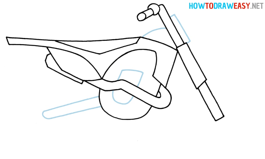 Step by Step Motorcycle Drawing