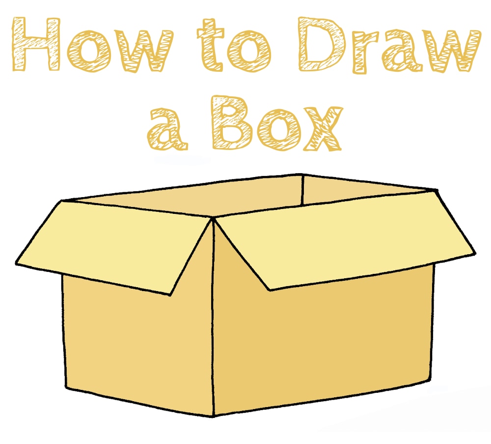 How to Draw a Box Draw for Kids