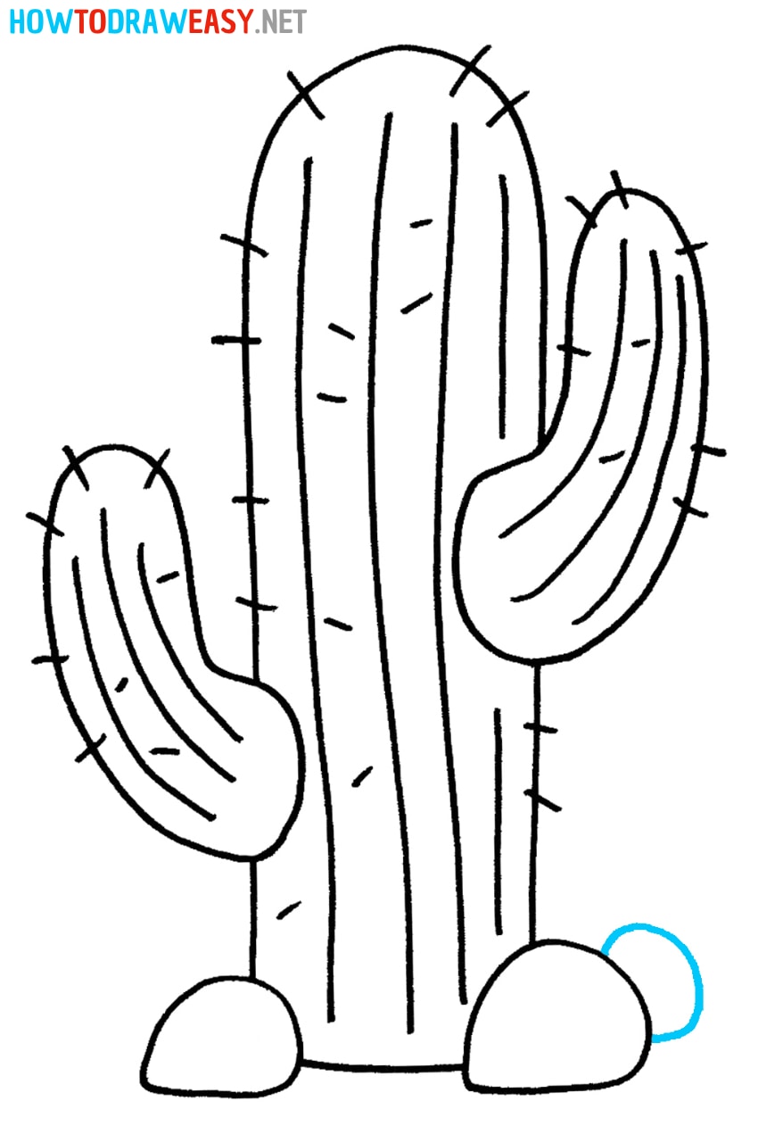 Cactus Drawing for Beginners