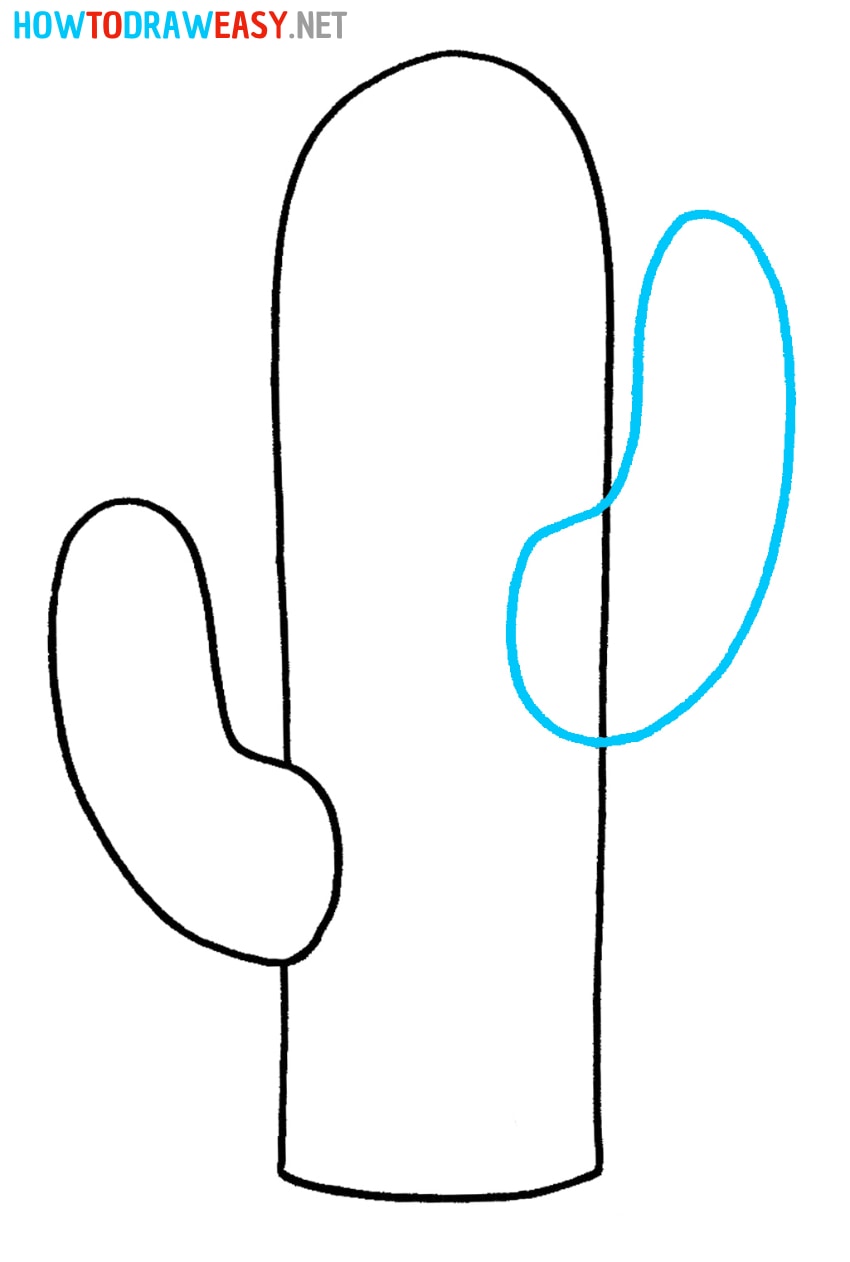 Easy Drawing Cactus