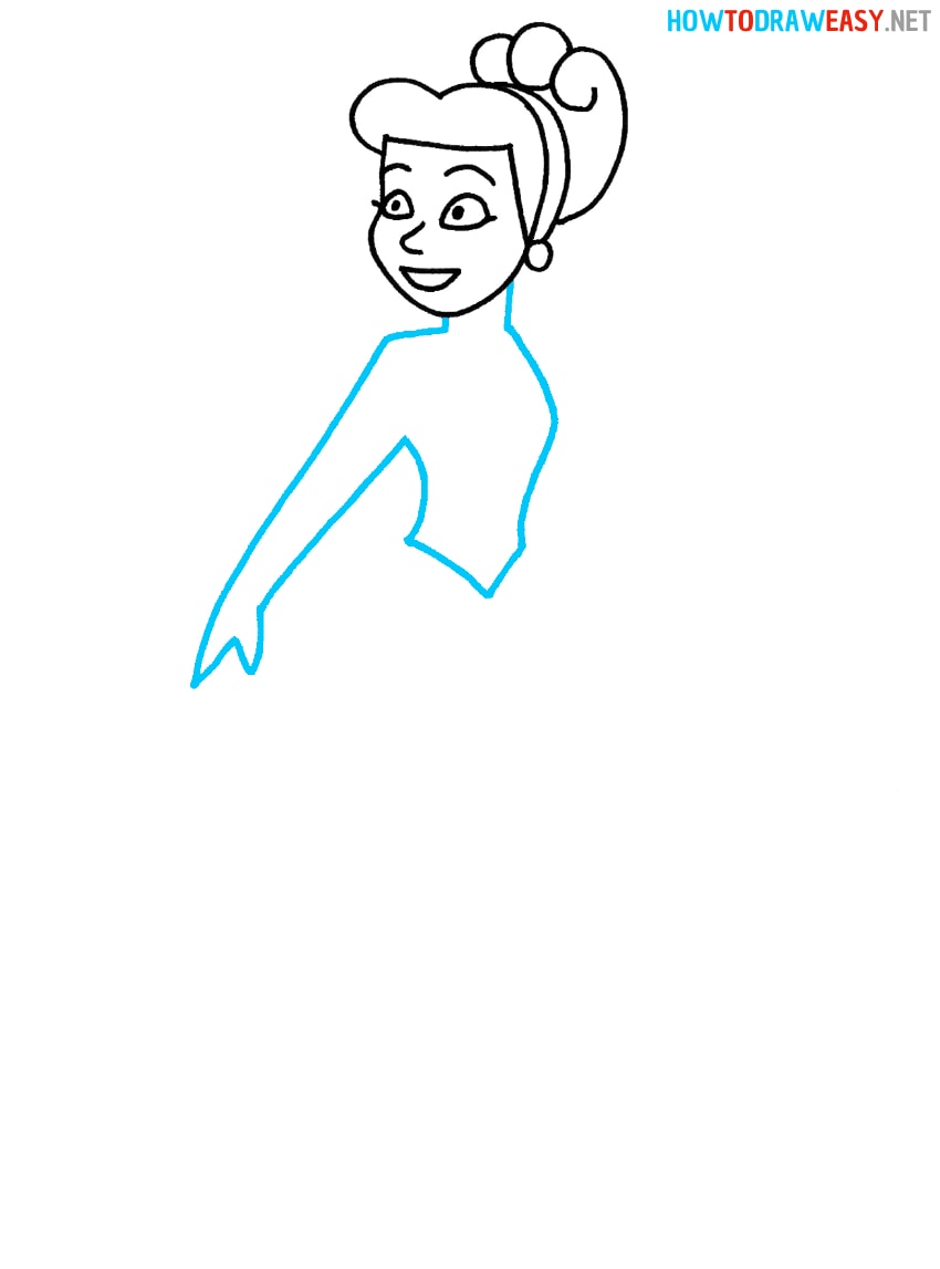 How to Draw an Easy Cinderella