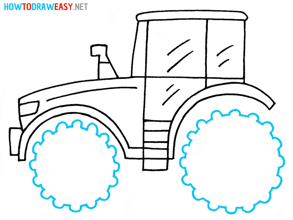 Tractor Drawing for Beginners