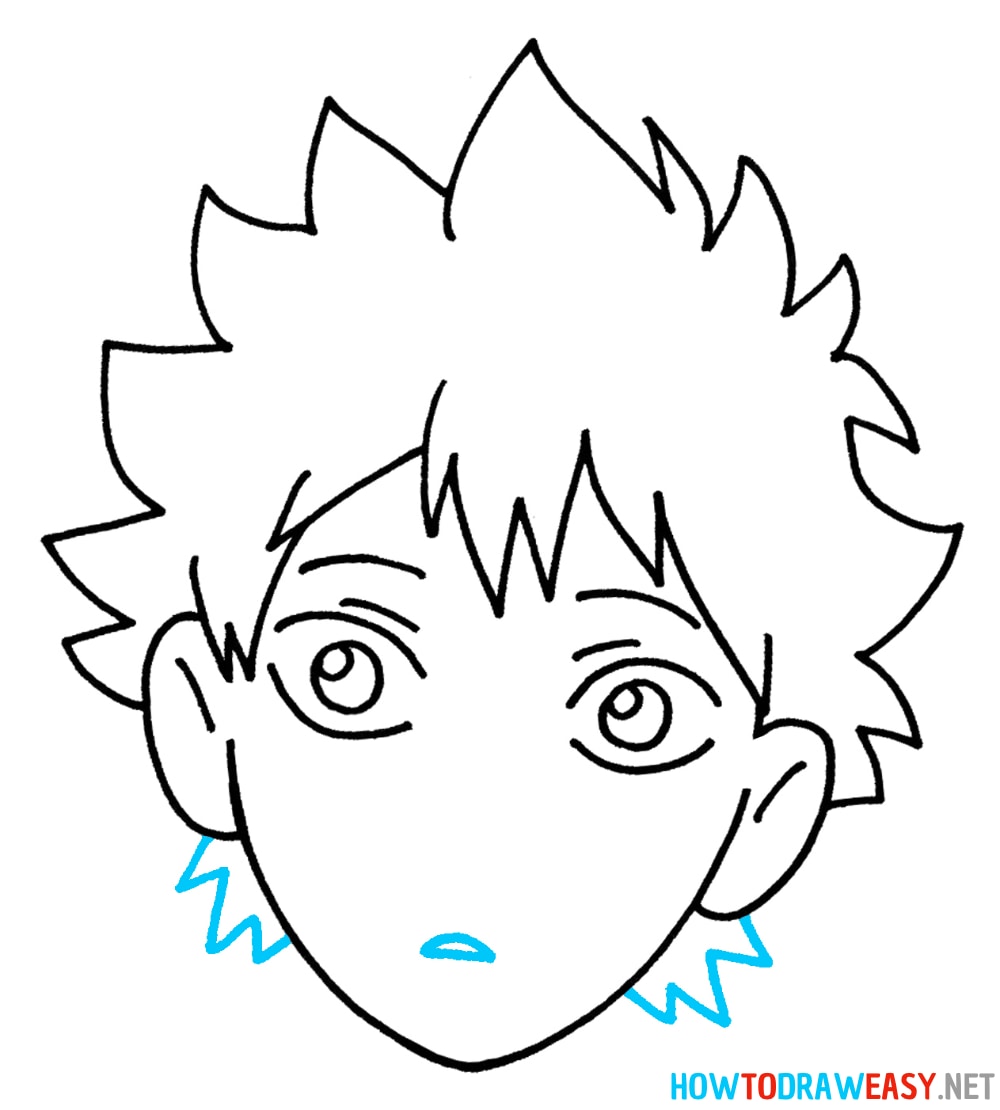 Anime Head Drawing