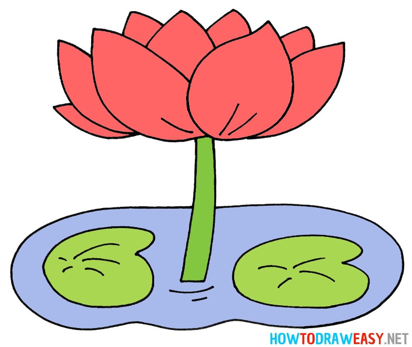 How to Draw a Lotus Flower