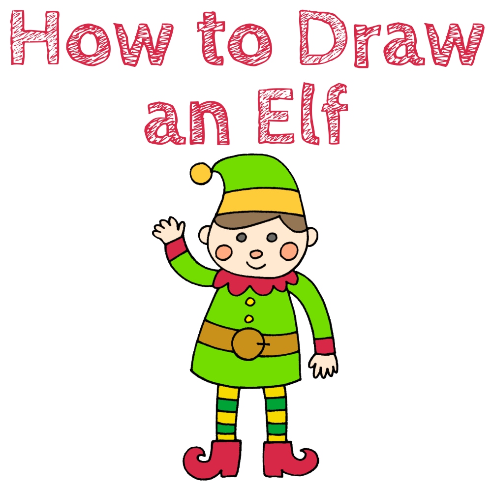 Elf Drawing Step by Step