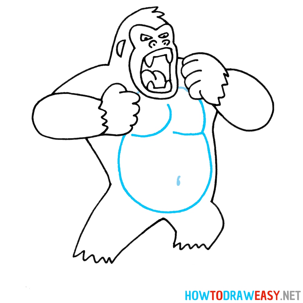 King Kong Easy Drawing