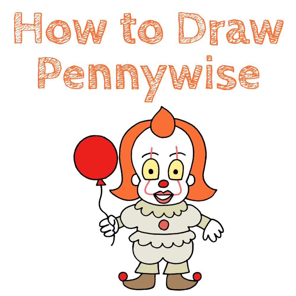 Pennywise Drawing for Beginners