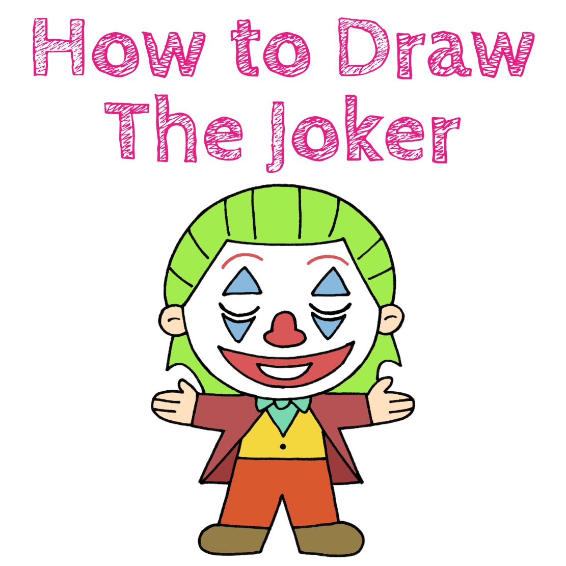 The Joker Drawing Tutorial