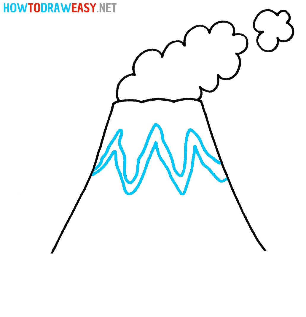 Volcano Drawing Guide