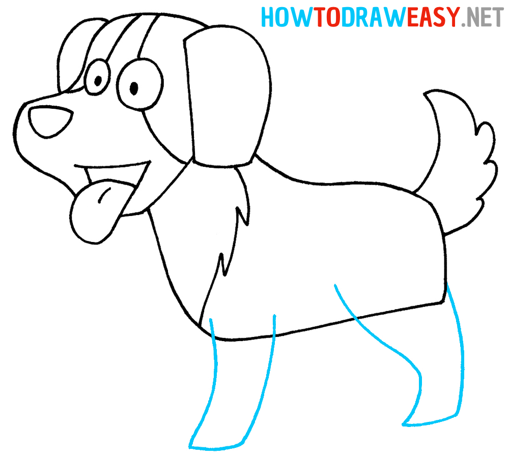Easy Dog Drawing