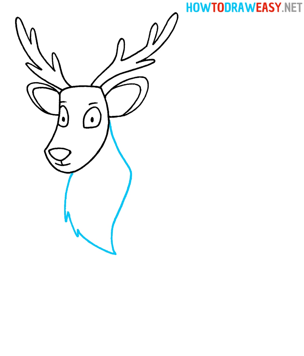 Easy to Draw a Deer