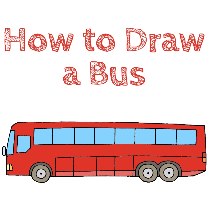 How to Draw a Bus for Beginners