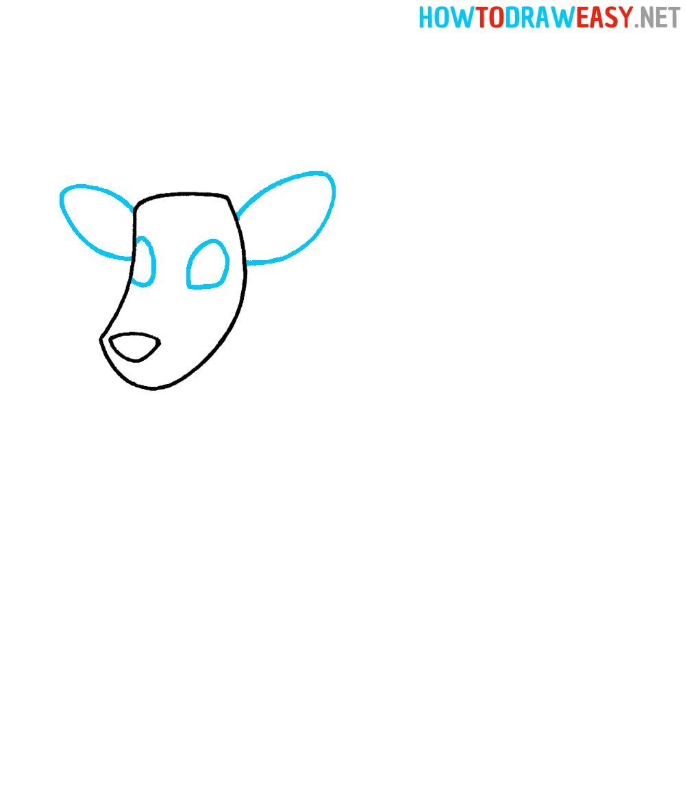 How to Draw a Cartoon Deer