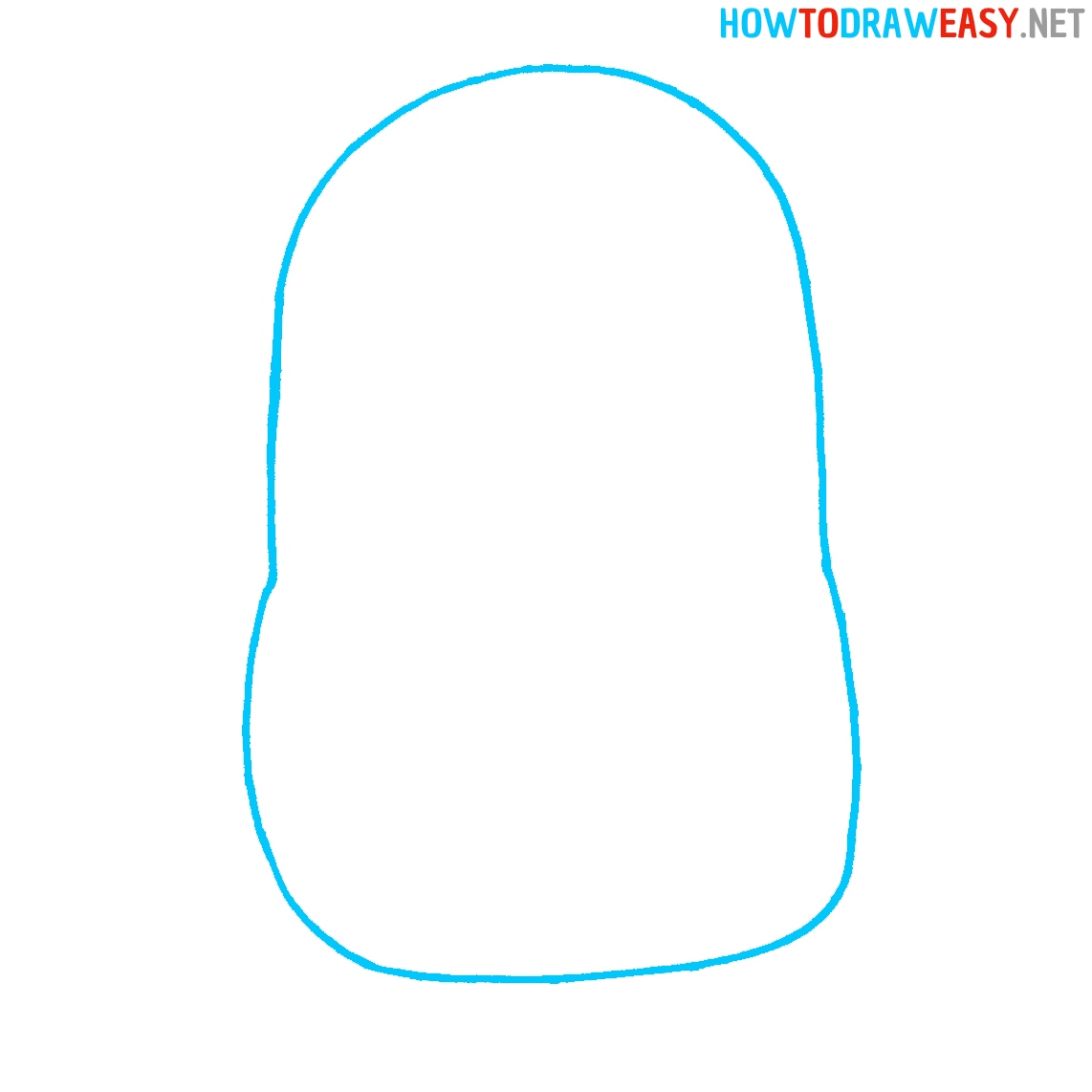 Minion Outline Drawing