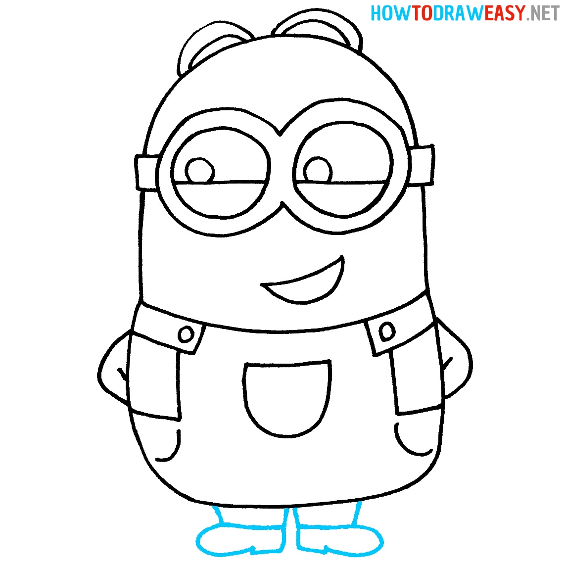 Step by Step Minion Drawing