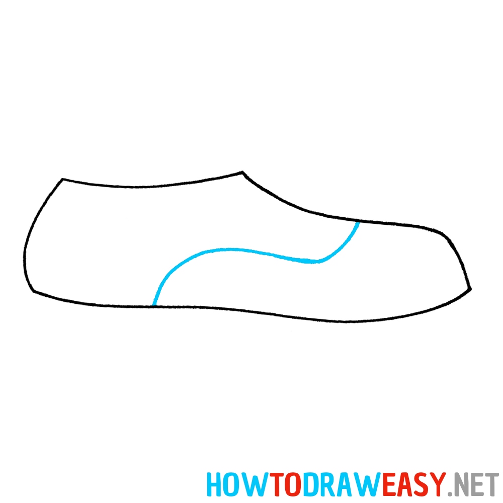 Step by Step Shoes Drawing