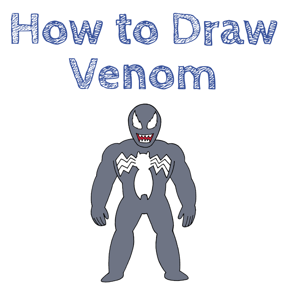 Venom Drawing Easy