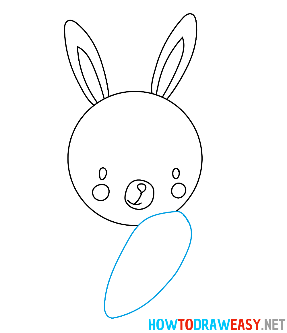 Baby Bunny Easy Drawing