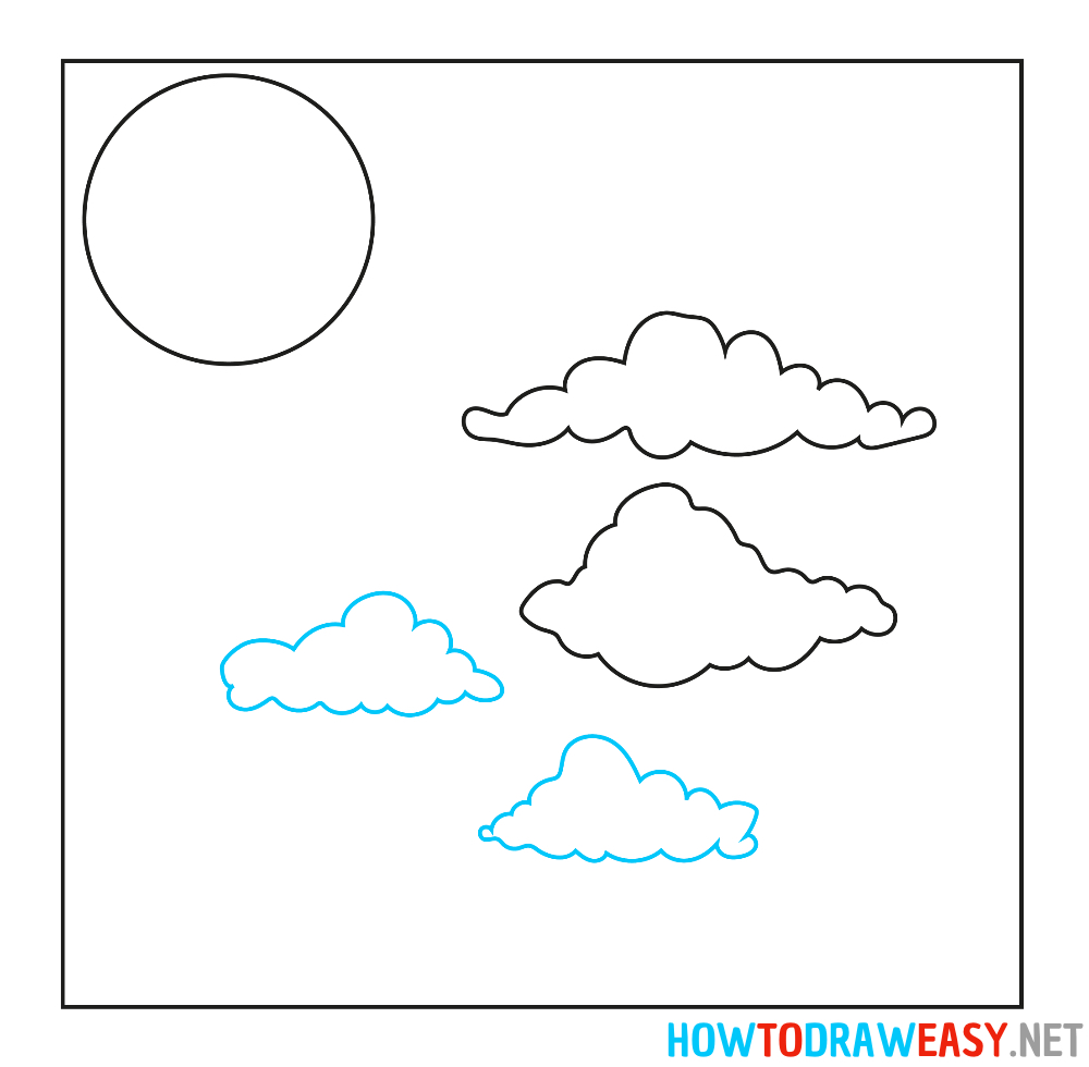 Cartoon Sky Drawing