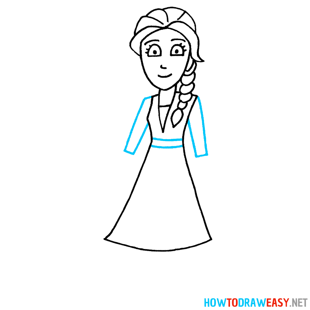 Elsa Easy to Draw