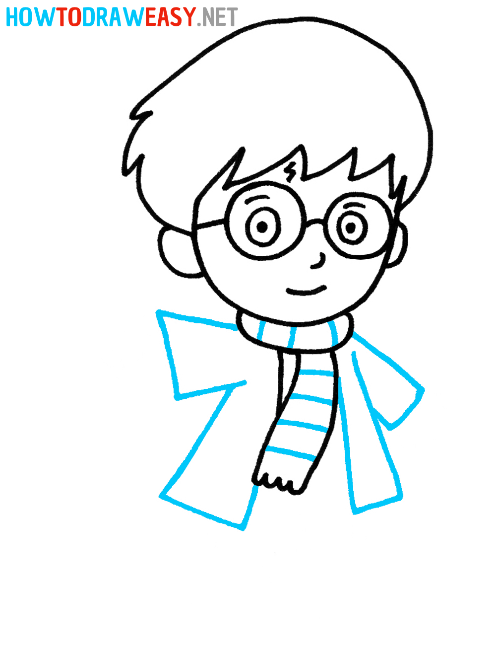Harry Potter Simple Drawing Tutorial