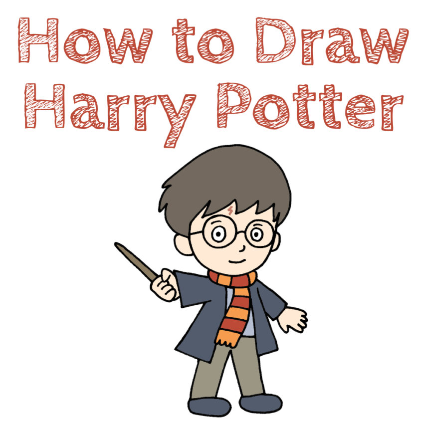 How to Draw Harry Potter - How to Draw Easy