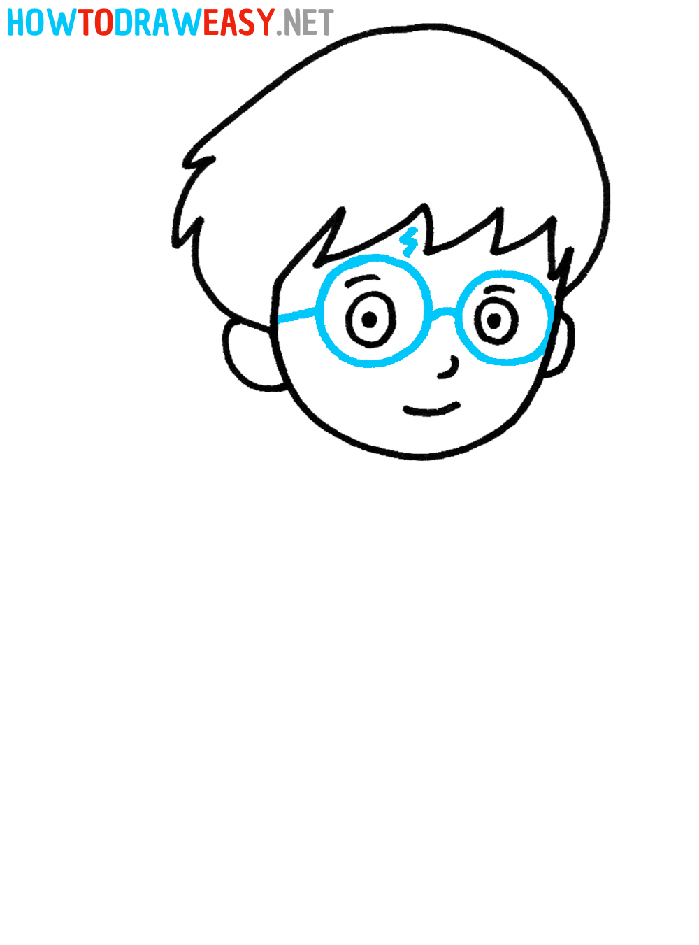 How to Draw Harry Potter Glasses