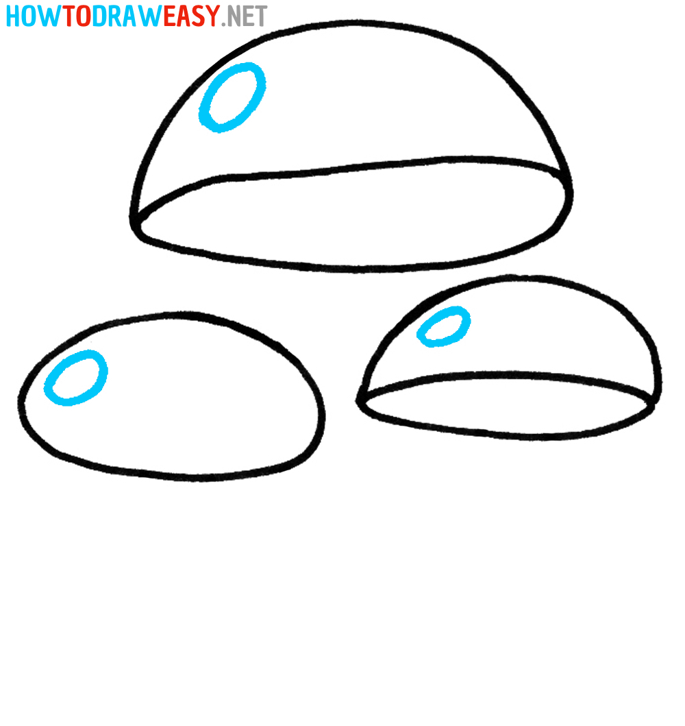 How to Draw Mushrooms Easy