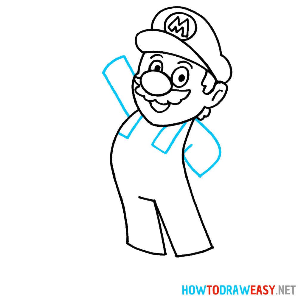 How to Draw Step by Step Super Mario
