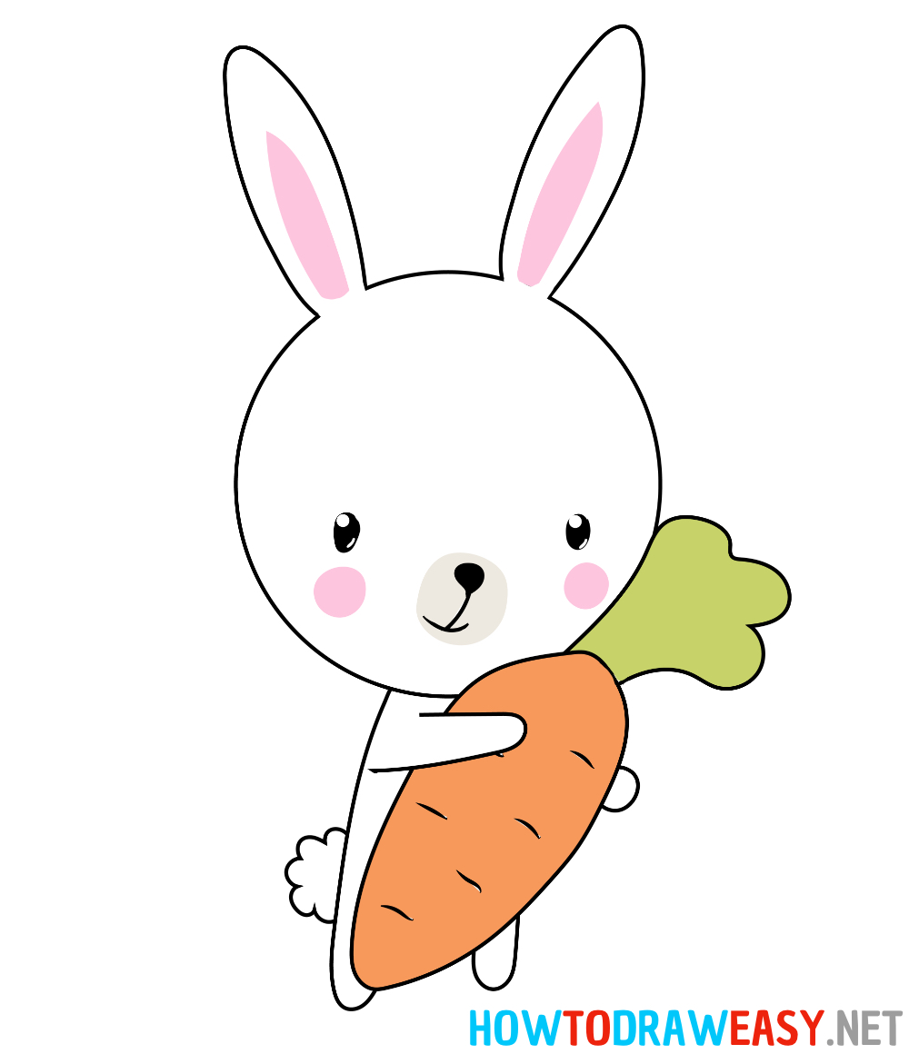 How to Draw a Cartoon Baby Bunny