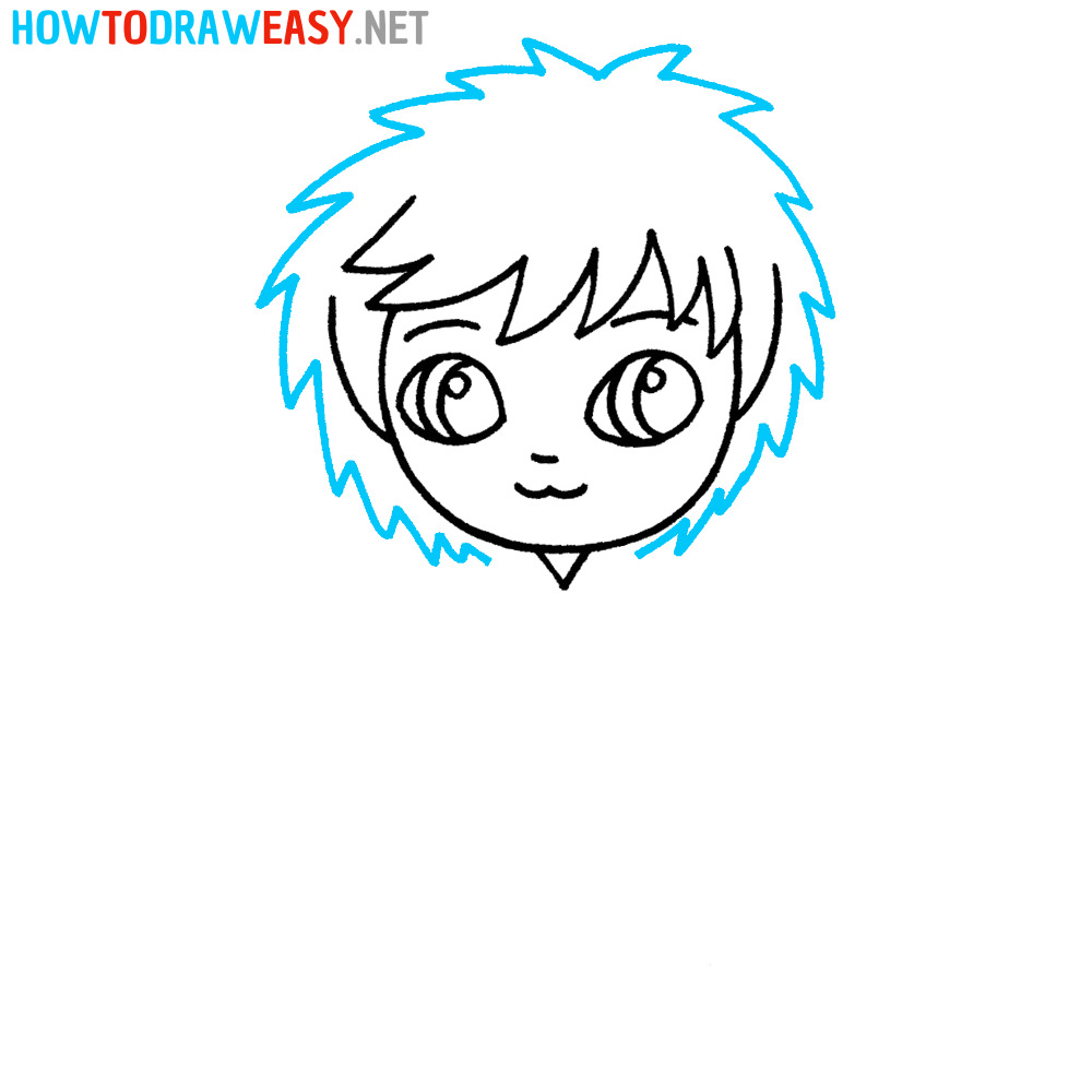 How to Draw a Chibi Head