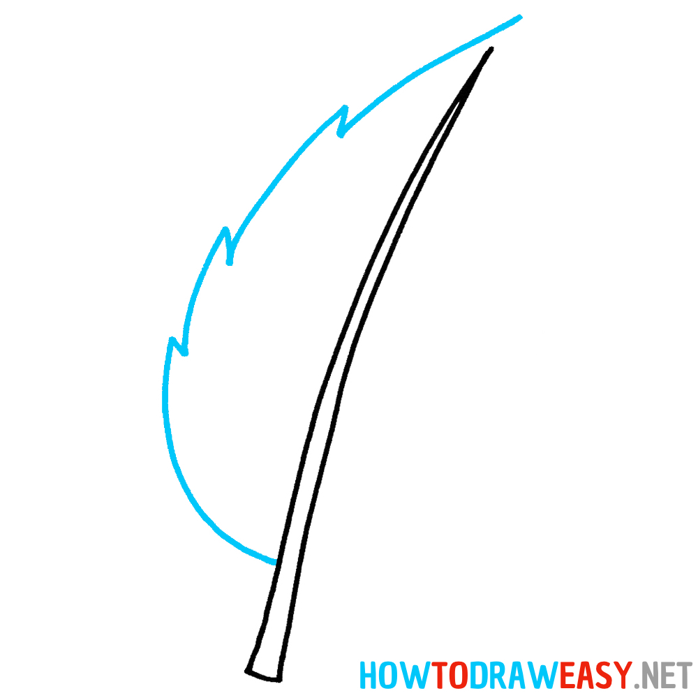 How to Draw a Leaf Simple