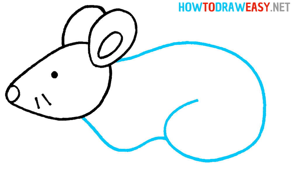 How to Draw a Mouse Simple