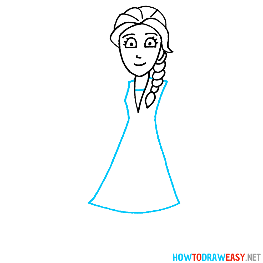 How to Sketch Elsa